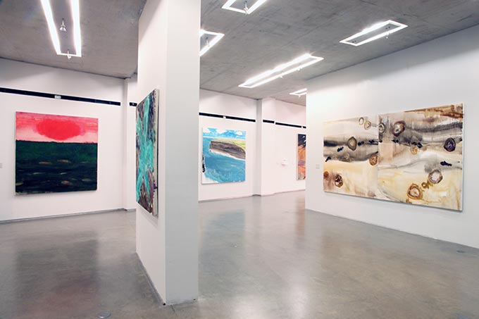 Barrie Cooke Exhibition at the Crawford Gallery. Photo by Dara Magrath