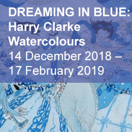 Credit: Harry Clarke, At Length Burst in the Argent Revelry (Design for the Eve of St Agnes window), c.1923, Collection Crawford Art Galler