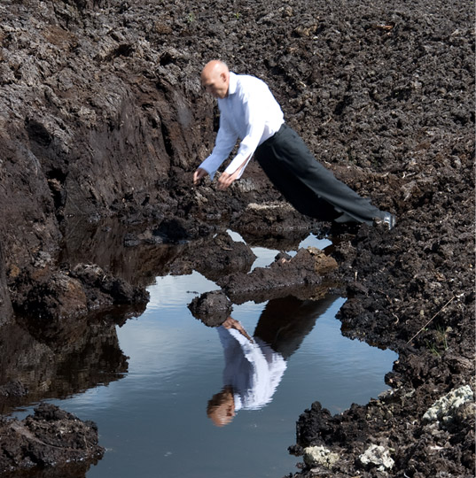 Nigel Rolfe, Into the Mire, 2011, video still, © The Artist