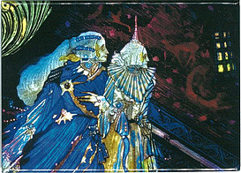 Harry Clarke Fridge Magnets  Eve of St. Agnes (Detail C)