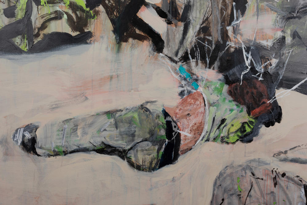 Image: 2. Brian Maguire, 'Arizona Border 3’ (detail), 2020. Courtesy of the Artist and Kerlin Gallery, Dublin.