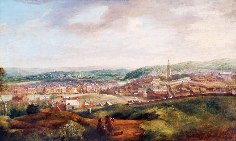 John Butts, View of Cork from Audley Place, c.1750, oil on canvas, 72.5 x 120 cm. Presented, 2005.