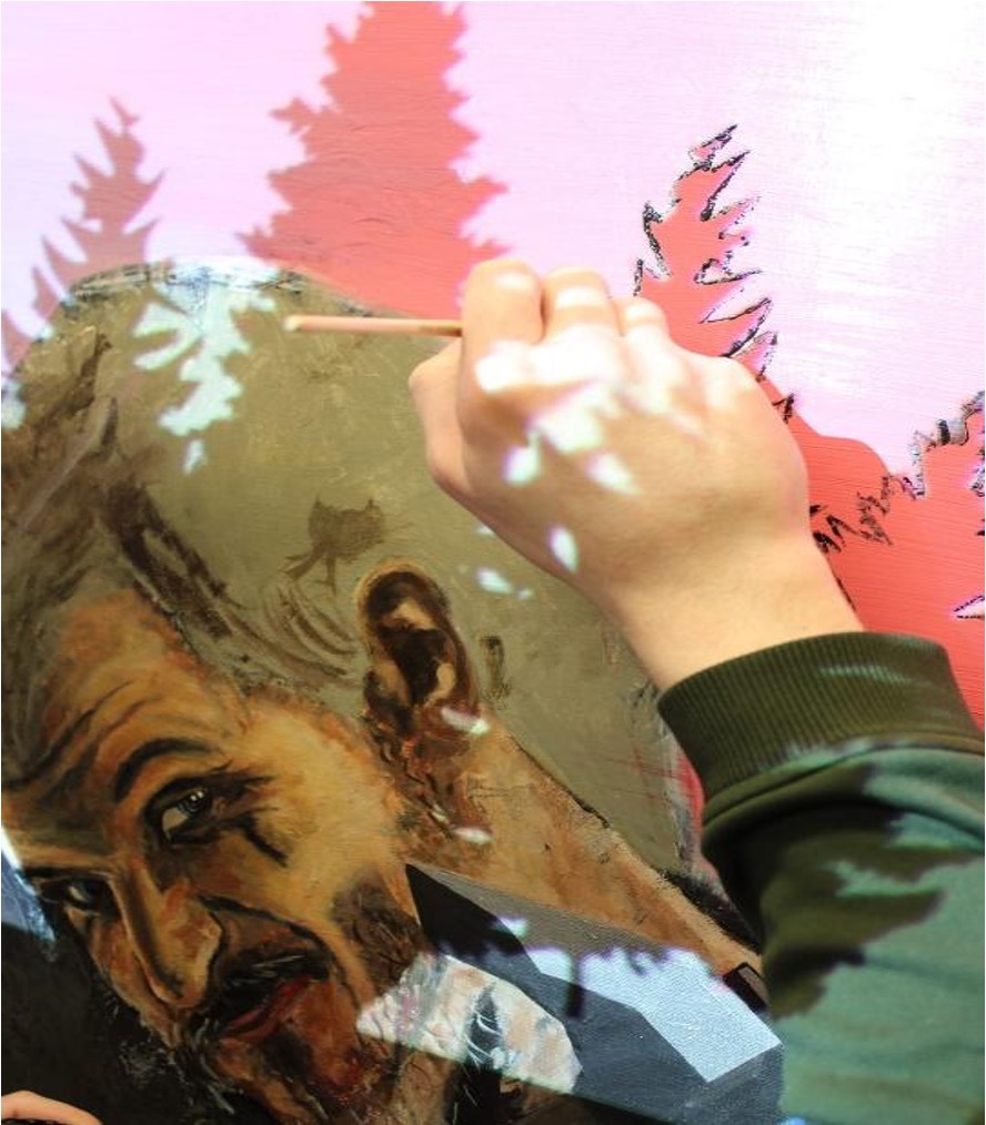 Artwork by a participant in the programme