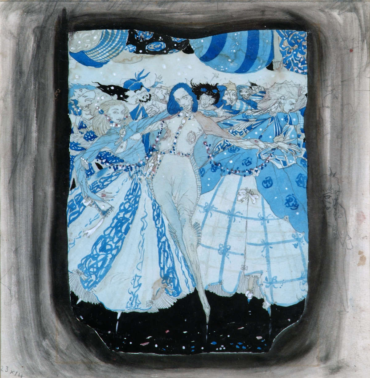 89-P H Clarke At Length Burst in the Argent Revelry uncrop