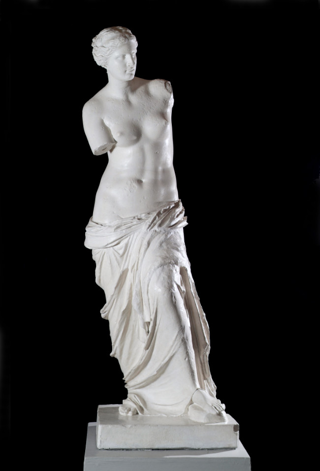 After Alexandros of Antioch, Aphrodite of Melos (Venus de Milo), undated, plaster cast, 200 x 71 x 61 cm. Transferred, Royal Cork Institution, c.1849 web