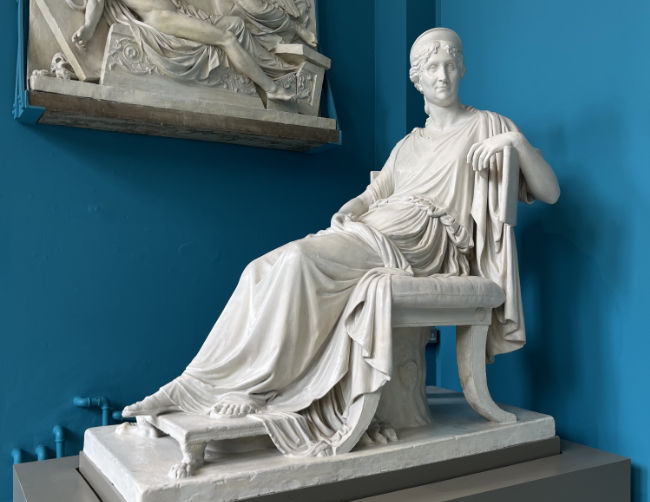 Antonio Canova, The Mother of Napoleon the Great, c.1816, plaster cast, 150 x 149 x 68 cm. Transferred, Royal Cork Institution, c.1849