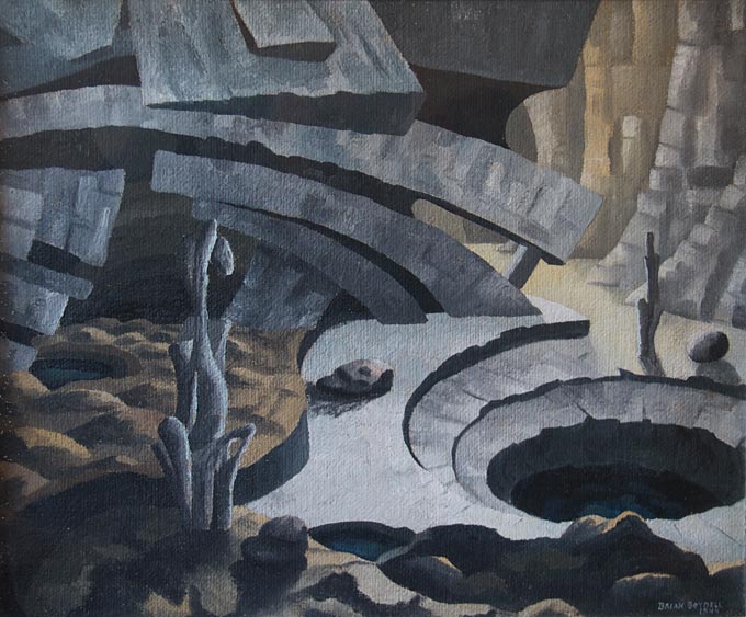 Brian Boydell Limestone Composition 1944 Image courtesy of the Boydell family