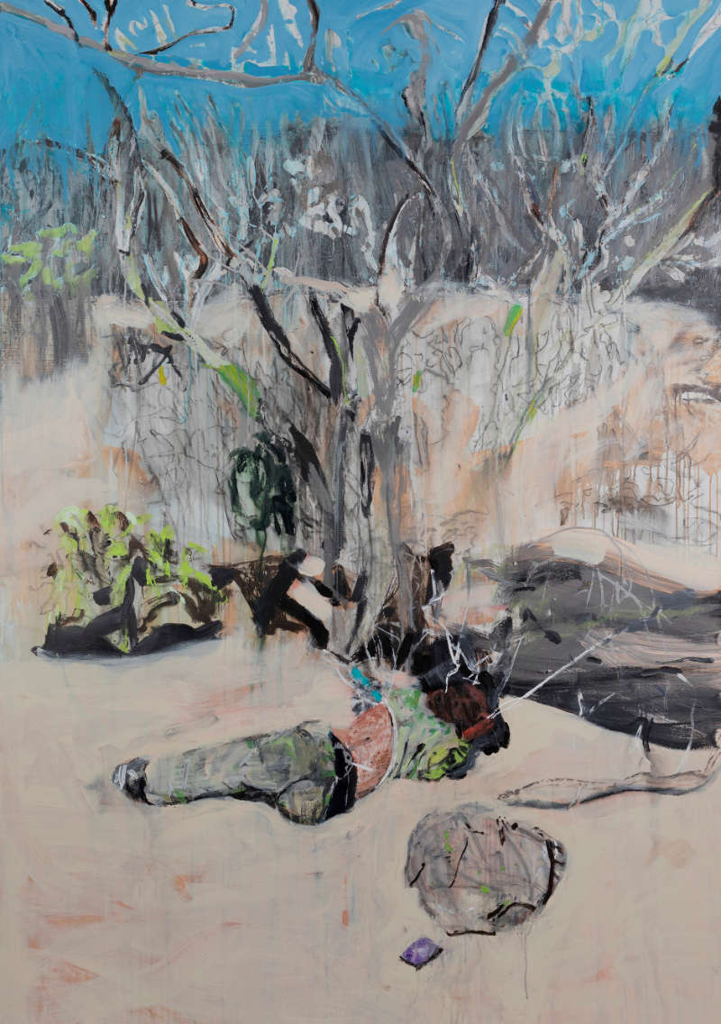 Brian Maguire, Arizona 3, 2020, acrylic on canvas, 200 x 140 cm. Purchased, Brian Maguire and Kerlin Gallery Dublin, 2020. © the artist_web