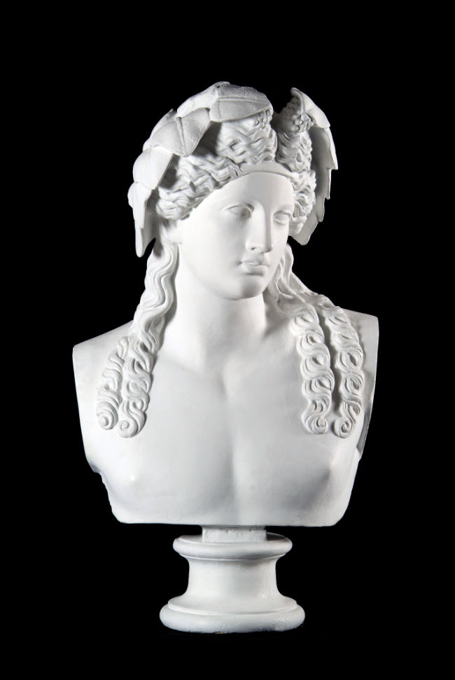 Bust of Dionysus, c.1816, plaster cast after 2nd century marble original, 75 x 44 x 40 cm. Transferred, Royal Cork Institution, c.1849