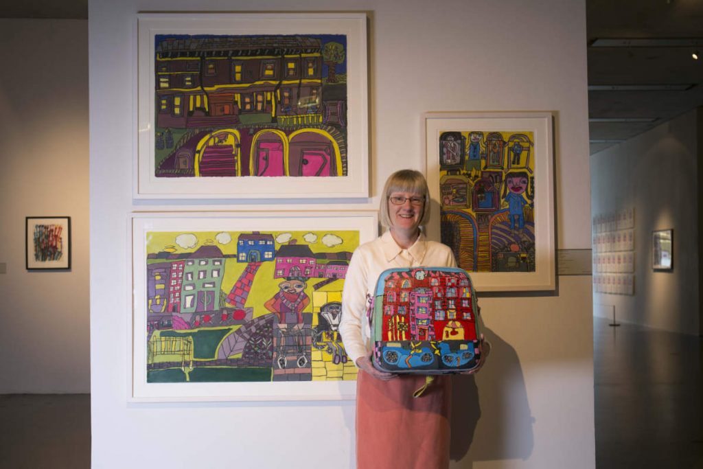 Photo: Rosaleen Moore. Culture Night at Crawford Art Gallery, 2016. Courtesy of the Artist and Crawford Supported Studio. Credit: Clare Keogh.