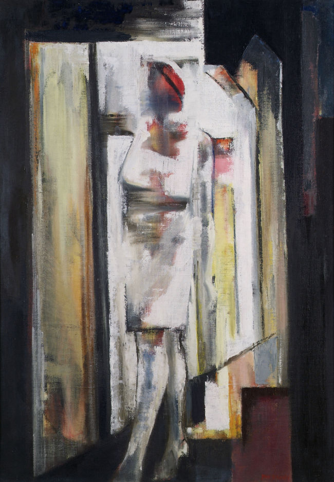 CAG.0134 John O’Leary, Night Odyssey, undated, 87 x 61 cm, acrylic on canvas. Purchased, the Artist, 1962 (Gibson Bequest Fund). © the artist’s estate