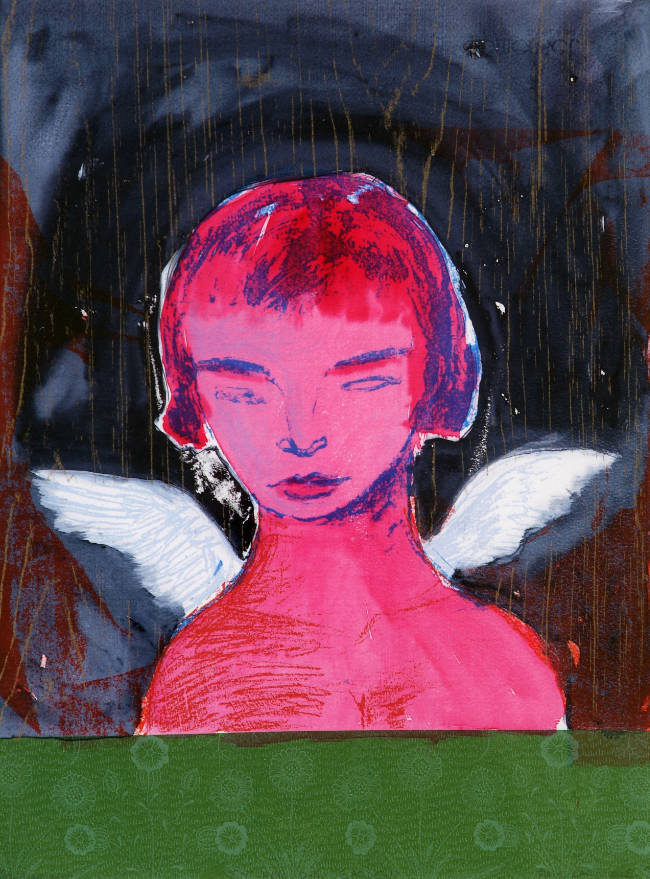 CAG.2041 Paul La Rocque, In Her Own Garden, 1998, silkscreen, 49.5 x 27.3 cm. Purchased, 2000. © the artist