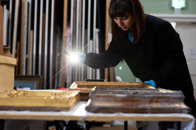 Conservator Chiara Chillè. Picture Clare Keogh