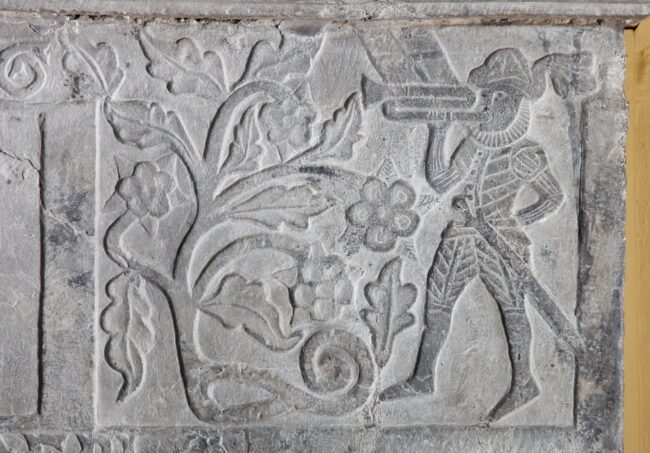 Chimneypiece, 1585, limestone, 167.6 x 308.4cm.