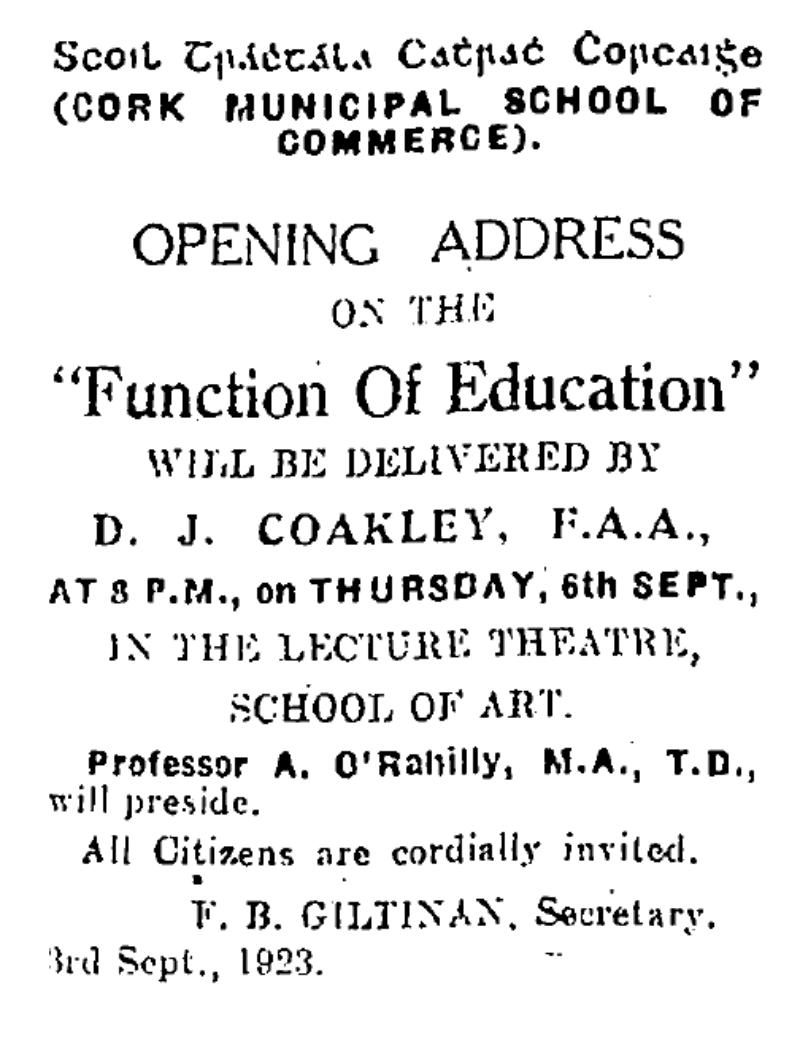 [source: Cork Examiner, 4 September 1923, p4]