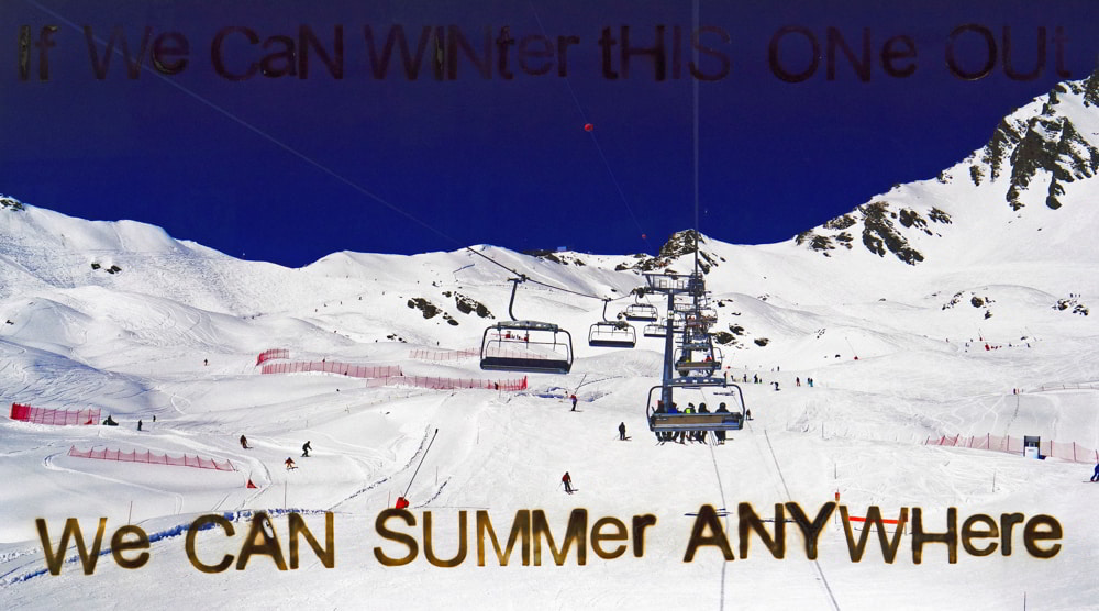 Elaine Byrne, If We Can Winter This One Out, 2020, photographic print, 148 x 87 cm. Purchased, 2020. © the artist_