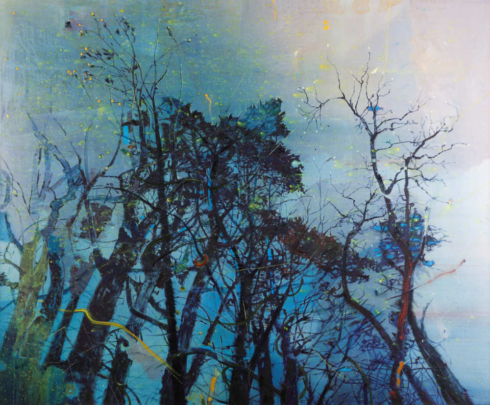Elizabeth Magill, Blue Constrictor, 2006, oil on canvas, 1000