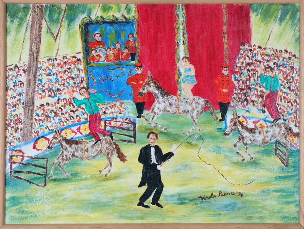 Finola Leane, Circus, 1974. Collection Crawford Art Gallery, Cork. © the artist's estate