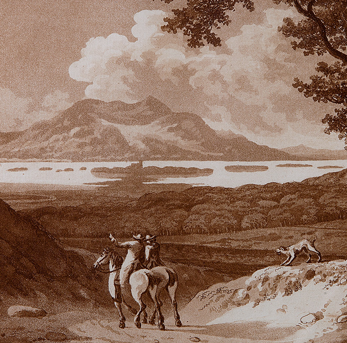 Jonathan Fisher, Ist View of Killarney (detail), 1789. © Crawford Art Gallery