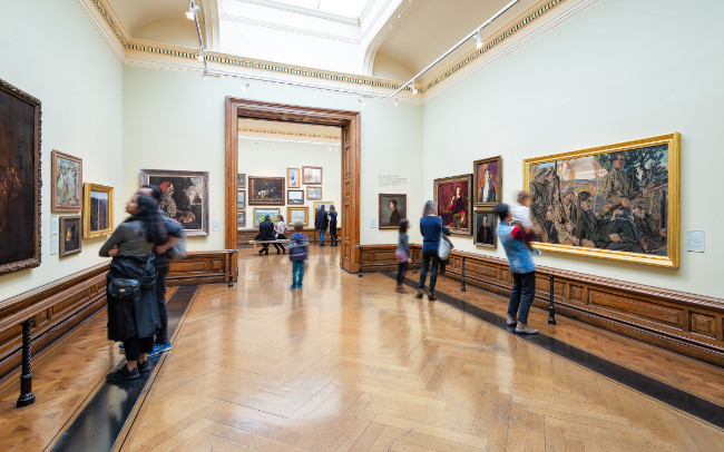 Gibson Bequest installation. Photo by Jed Niezgoda.