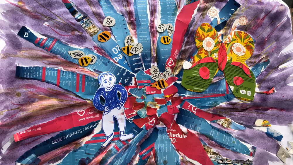 Homelife Sunday No. 6 - Collage Flower