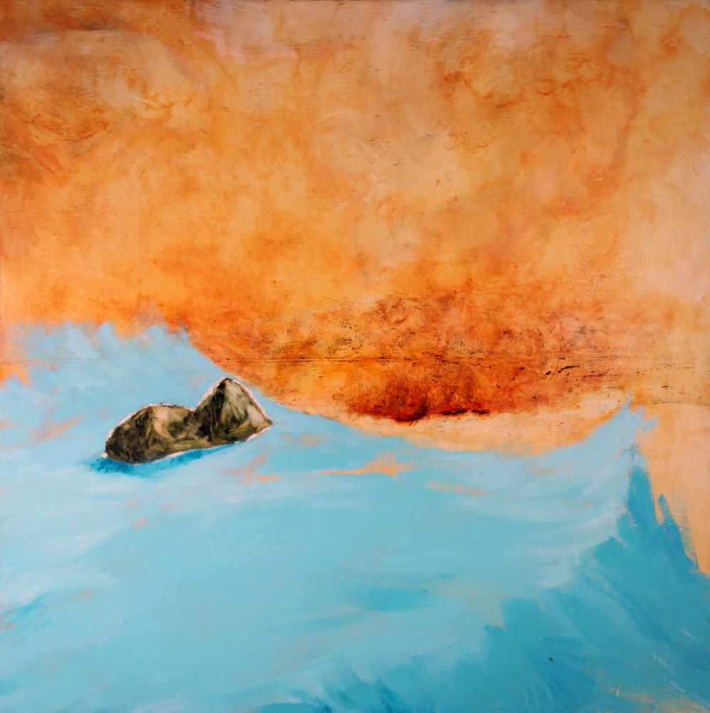 Ian Healy, Idyllic, 1997, oil on board, 122 x 122 cm. Purchased, 1998. © the artist_