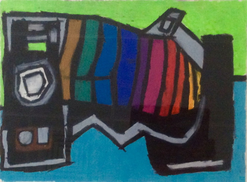 Image: Íde Ní Shúileabháin, Untitled [ No 12], neocolour on paper. Courtesy of the Artist and Crawford Supported Studio.