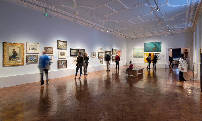 Installation view of The Gibson Bequest 1919-2019: Selecting, Collecting & Philanthropy. Photo: Jed Niezgoda.