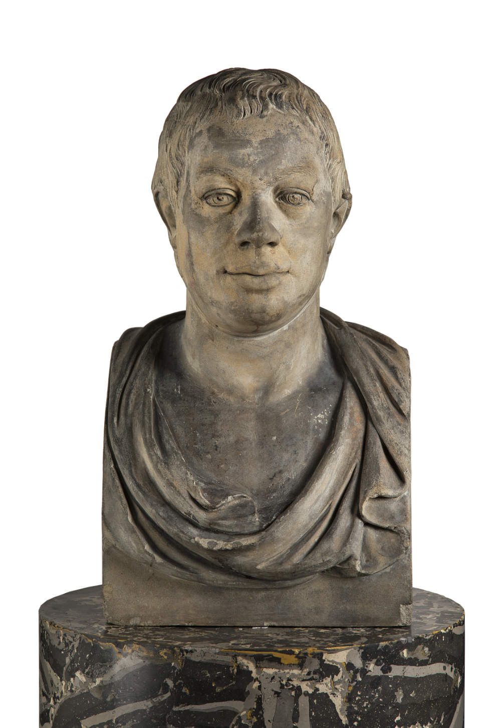 Joseph Panzetta, Bust of James Barry, 1818, Coade stone, 52 x 28 x 23 cm. Presented, Friends of Crawford Art Gallery, 2005.