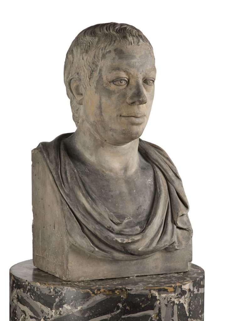 Joseph Panzetta, Bust of James Barry (angled view)