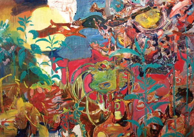 Rarely Farmed Things – Mark McGreevy 2007, Oil on canvas, 190 x 230cm Courtesy of the Artist and The Third Space Gallery, Belfast