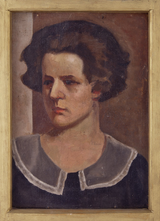 Mary A. O’Neill, Self Portrait, undated, oil on canvas board, 35 x 24 cm. Presented, 1999.