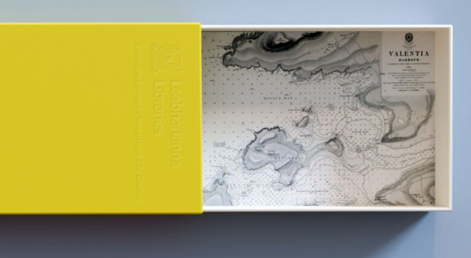 J&C Walker, (detail) Admiralty Chart, Valentia Harbour, 1849, engraving on paper ©collection Crawford Art Gallery