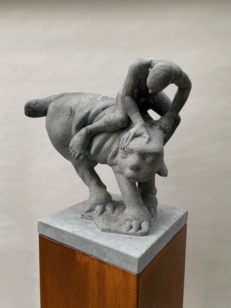 Image: Michael Quane, 'Strange Beasts', Kilkenny limestone. Courtesy of the Artist.