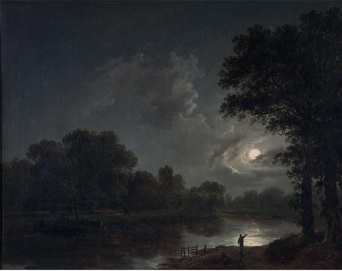 James Arthur O'Connor Moonlight Scene