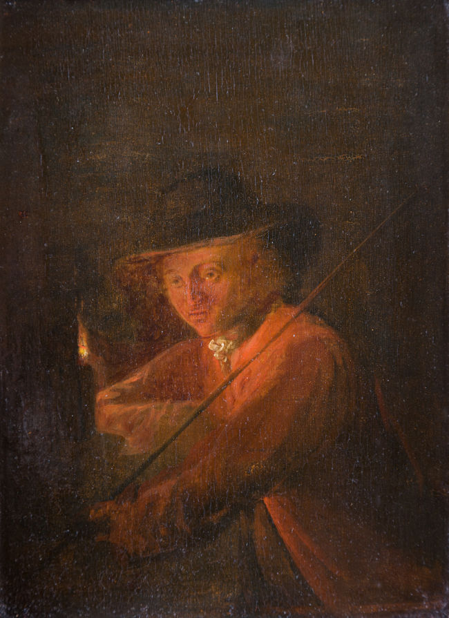 Nathaniel Grogan, Self-Portrait of the Artist, undated, oil on panel, 21 x 16.5 cm. Purchased, 2013.
