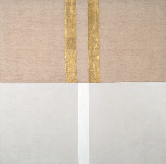 Gold Painting 21 c. 1975 Acrylic and gold leaf on canvas