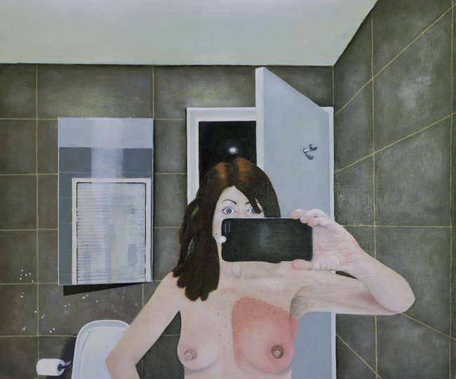 Rachel Ballagh, Three Days after Day Fifteen, 2022, oil on linen laid on board, 53 x 63 cm. Purchased, the Artist, 2023. © the artist Web