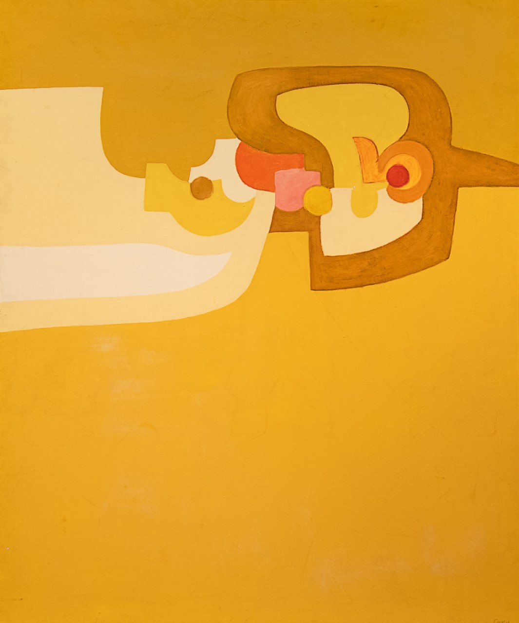 Richard J. Croft, Asgard, 1968, acrylic on canvas, 122 x 101.6 cm. Purchased, Irish Exhibition of Living Art, 1969 (Gibson Bequest Fund). © the artist. Photo Jed Niezgoda.