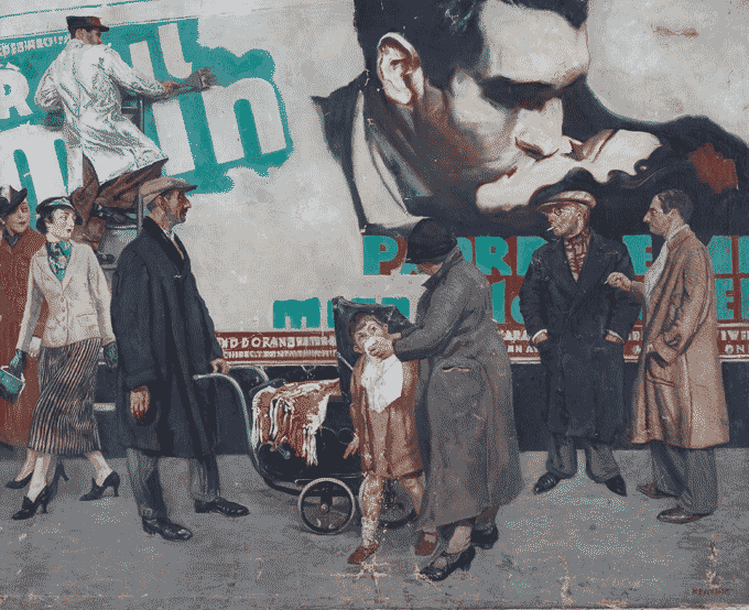 ‘Sacred and Profane Love’ (1937) Seán Keating PRHA (1889-1977) © Keating Estate, Photo: John Searle