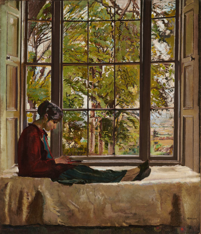 Seán Keating, The Window, 1924, oil on canvas, 141 x 122 cm. Purchased, 2023. © Estate of Seán Keating