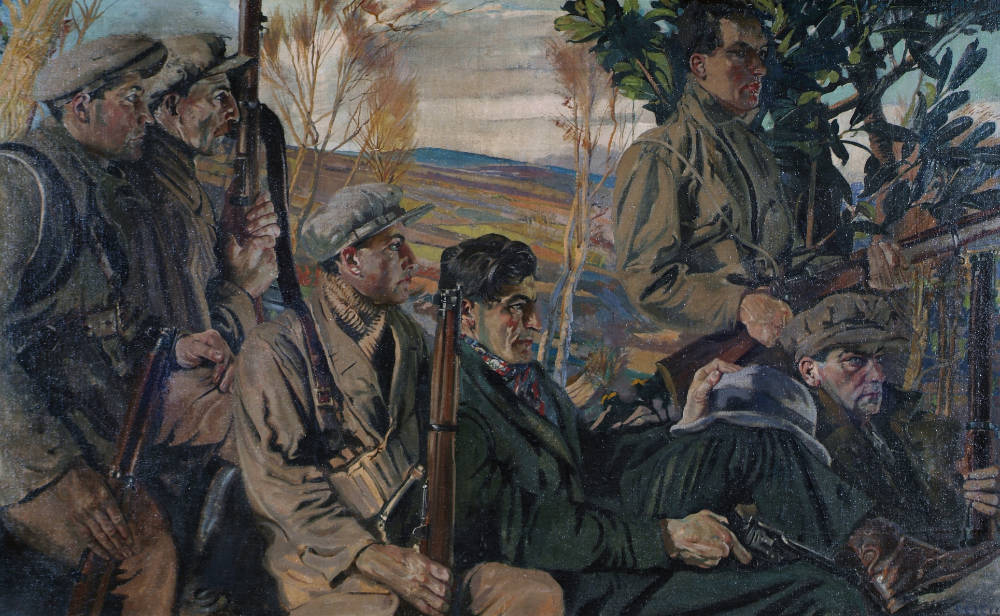Seán Keating, Men of the South, 1921-22. © Estate of Seán Keating