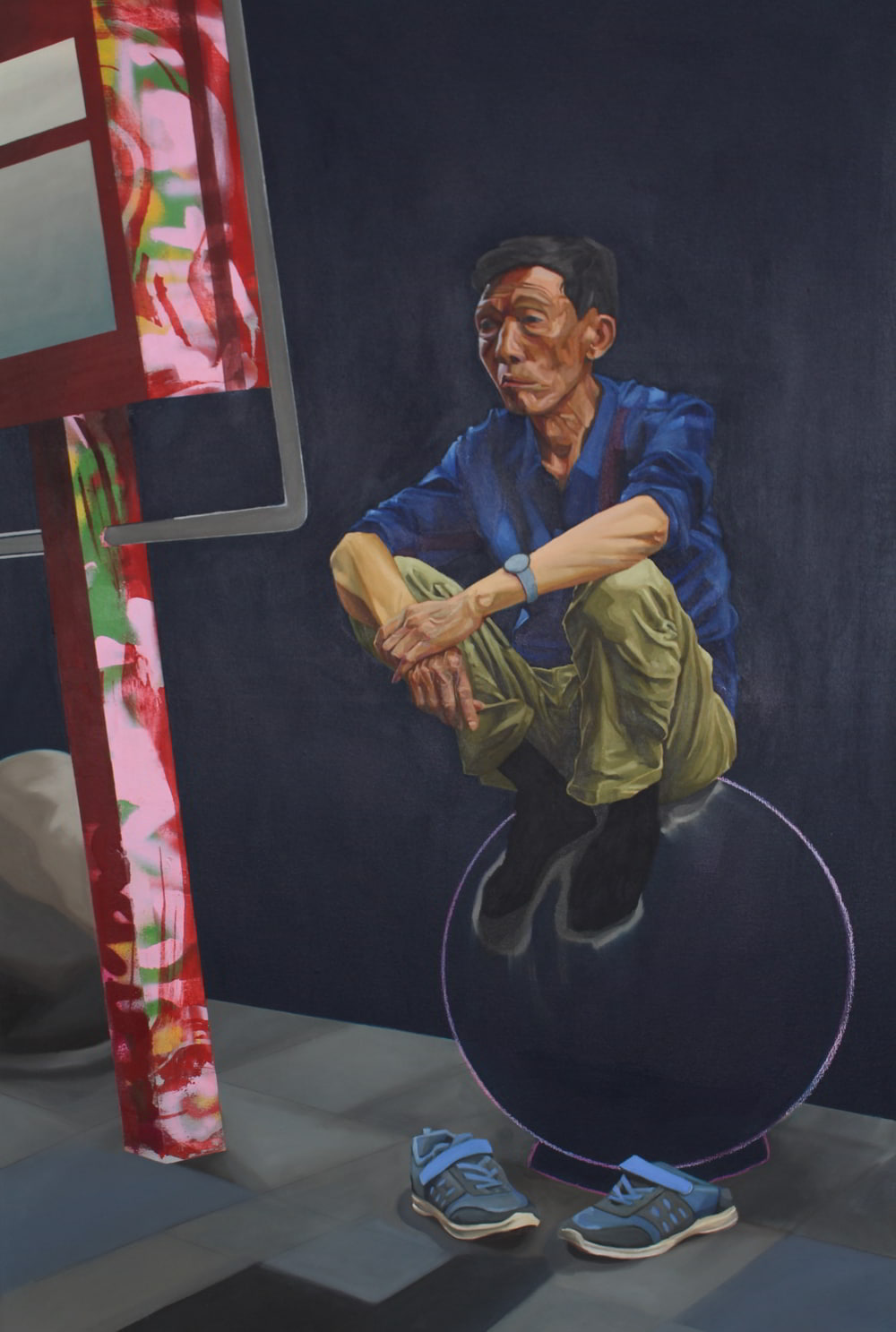 Stephen Doyle, Meditating Tongqui, 2020, web