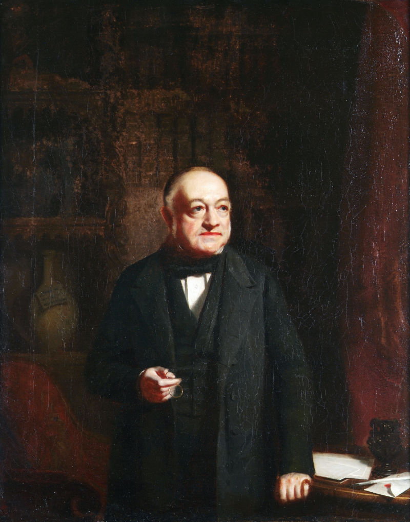 Stephen Pearce, Portrait of Thomas Crofton Croker, undated, oil on canvas, 64 x 51 cm. Presented, 1906_web
