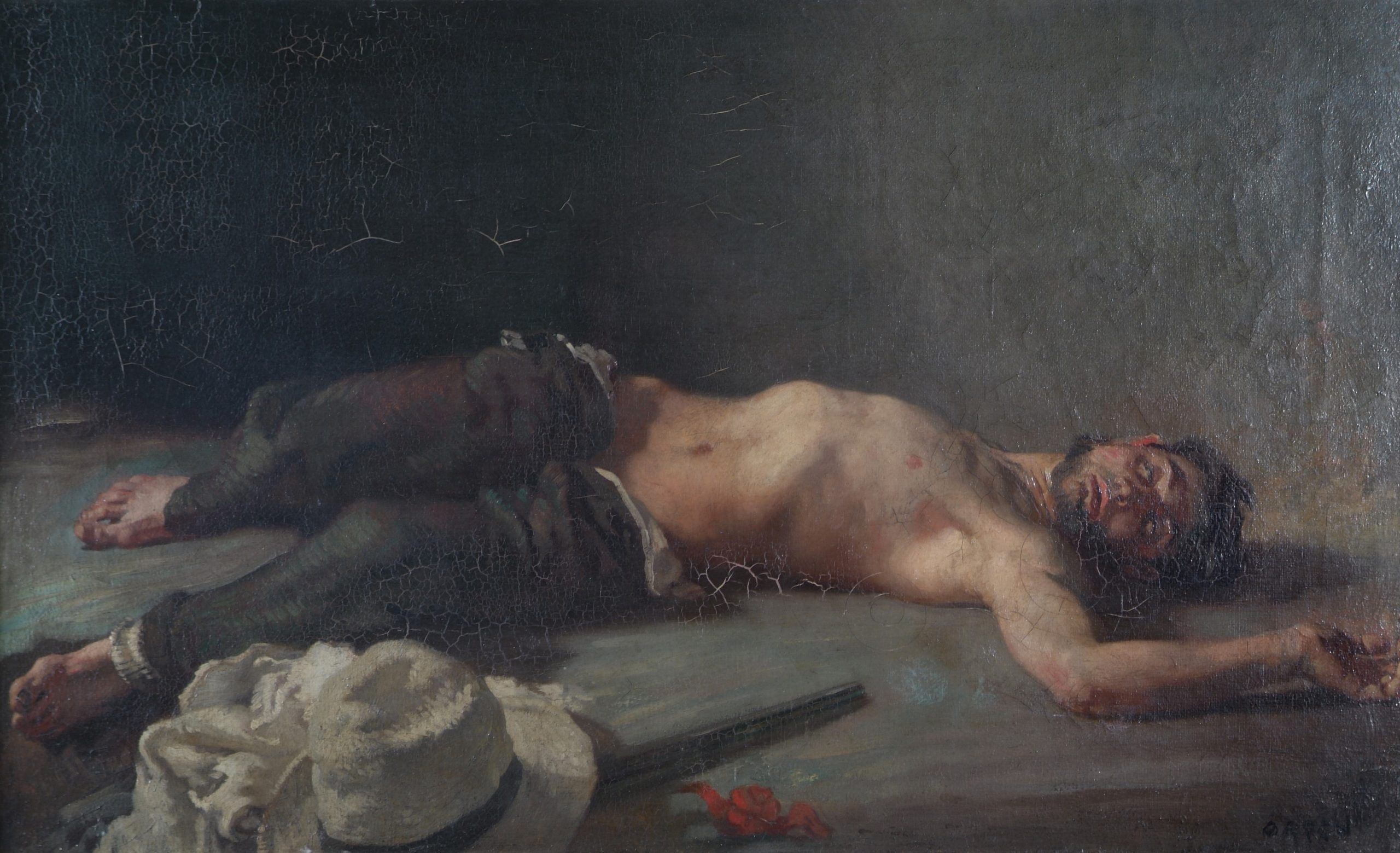 William Orpen, The Revolutionary, c.1902, oil on canvas, 54.5 x 90.5 cm. Purchased, Knoedler & Co., 1932 (Gibson Bequest Fund).