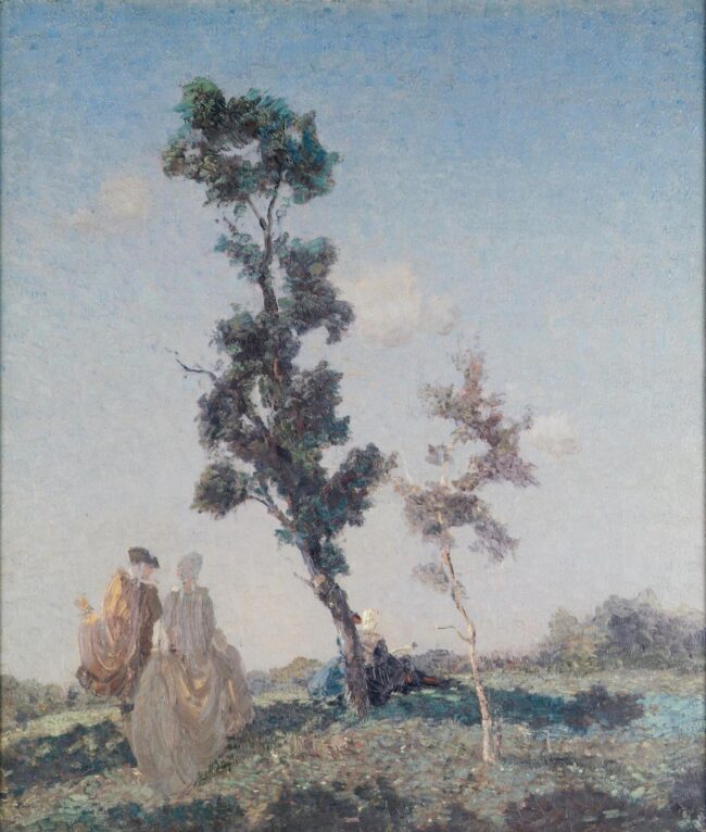 Emma Ciardi, Two’s Company, c.1930, oil on canvas, 70.1 x 60 cm. Purchased, The Fine Art Society, 1935 (Gibson Bequest Fund).