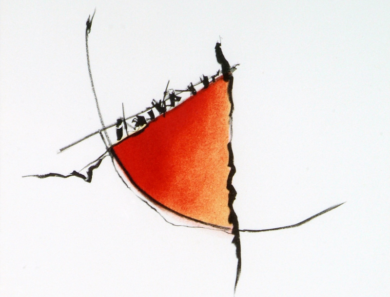 © Katherine Boucher Beug, Thought Before Song (detail), 1994.